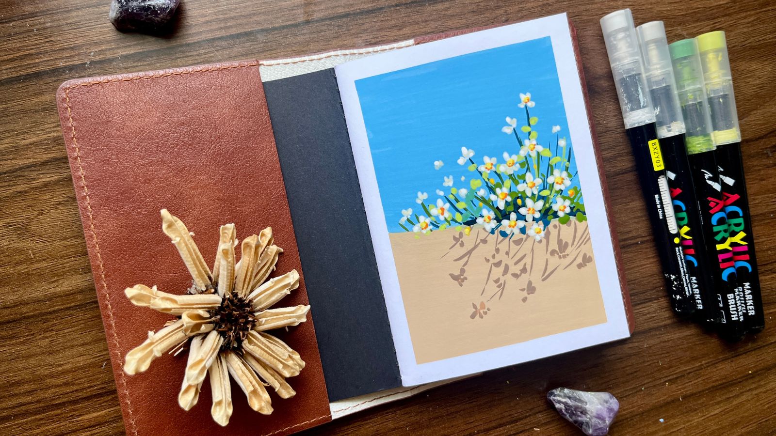 Mini Art với màu Acrylic Marker