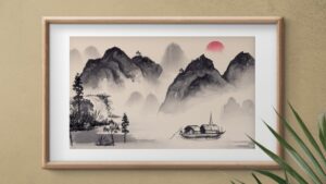 Thuỷ mặc phong cảnh đơn giản