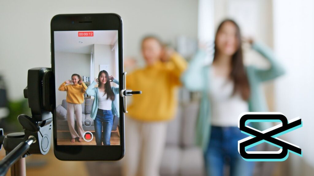 Hình ảnh chỉnh sửa video trên điện thoại với ứng dụng CapCut