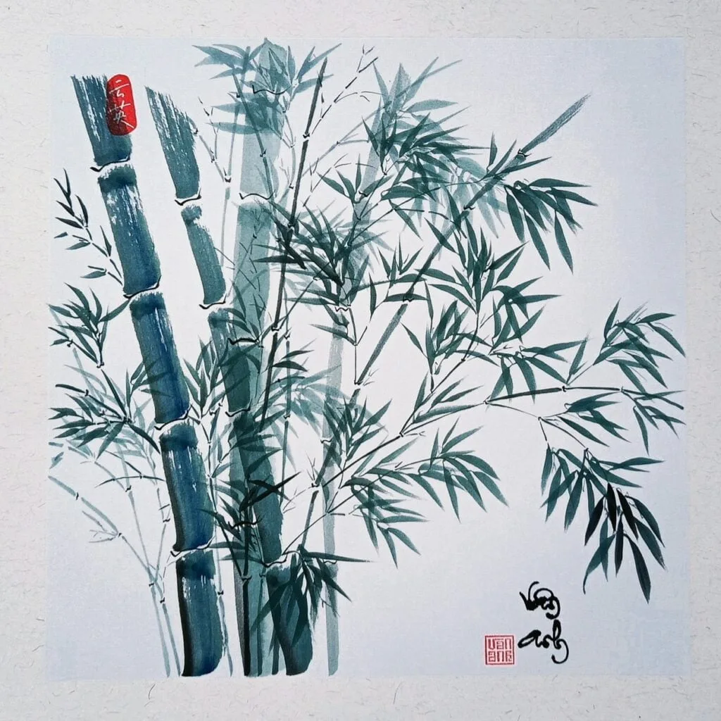 Tranh trúc thuỷ mặc