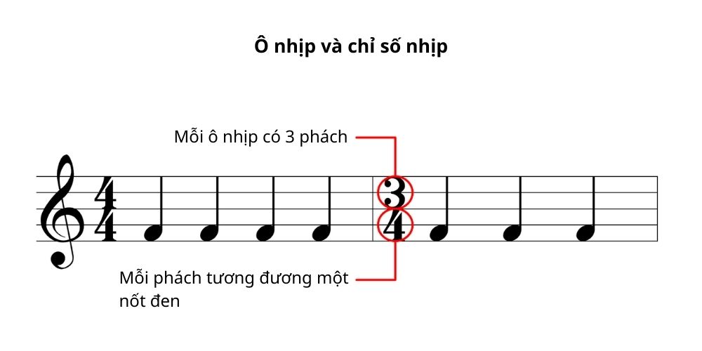 Ô nhịp và chỉ số nhịp