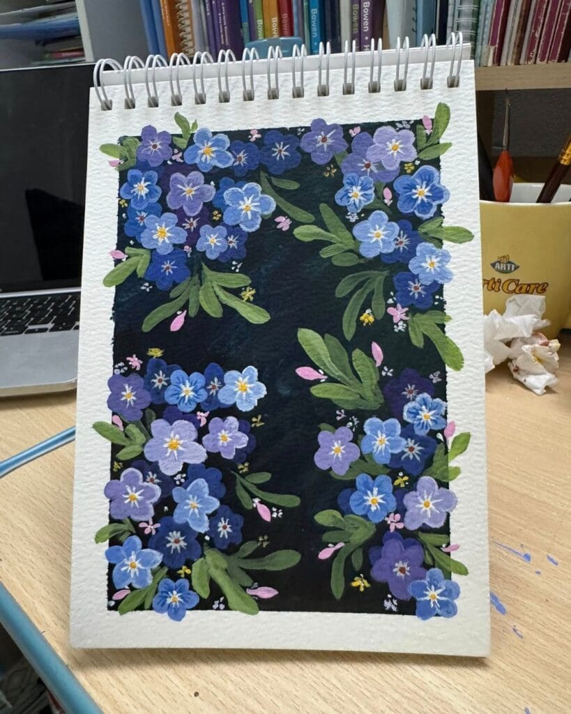Khoá học vẽ tranh màu gouache