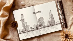 Khoá học ký hoạ nhà cửa vật kiến trúc. Ký hoạ cảnh TP. Hồ Chí Minh